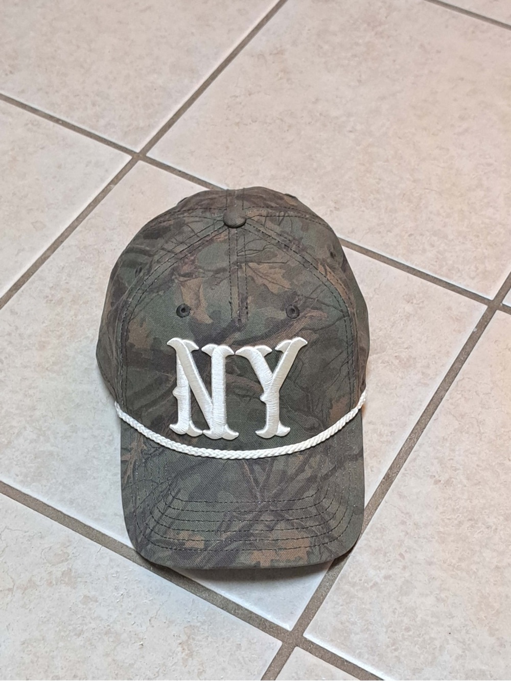 NY "NEW YORK" CAMOUFLAGE HAT - ADJUSTABLE SNAP-BACK